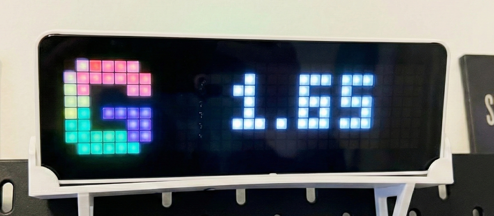 Sistrix SI-Index live auf der Ulanzi Clock mit Home Assistant